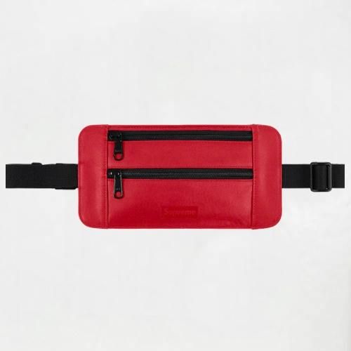 Supreme Leather Waist Bag \