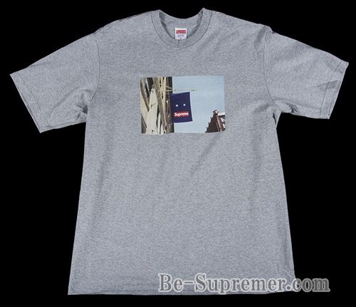 supreme グレー　Tシャツ
