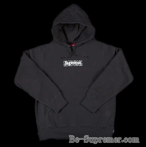 Supreme 22SS Burberry Box Logo Hooded Sweatshirt パーカーブラック 