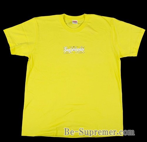 Supreme Bandana Box Logo Tee Yellow