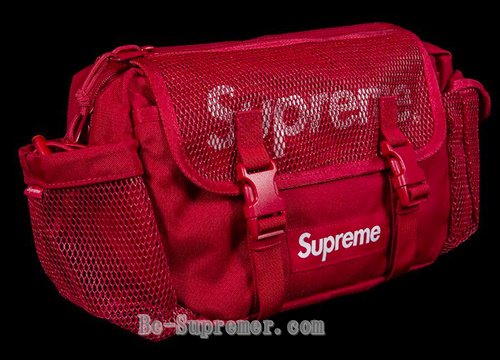20SS supreme waist bag シュプリーム ウエストバッグ 赤 - ボディーバッグ