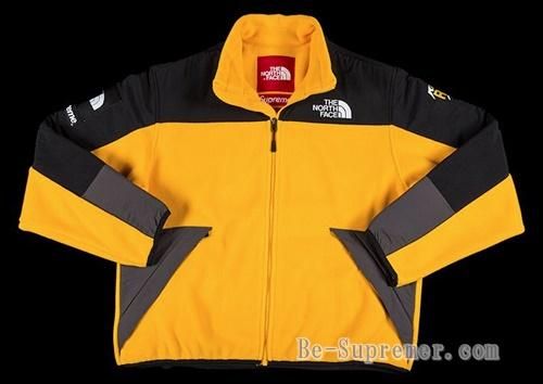 手元にあります新品未使用です★Mサイズ★ Supreme northface Fleece フリース　黄色