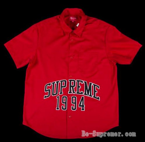 supreme アークロゴワークシャツarc logo work shirt