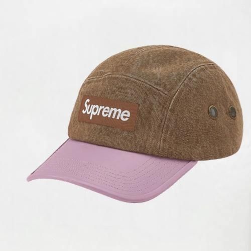 supreme 2-tone denim camp cap シュプリーム