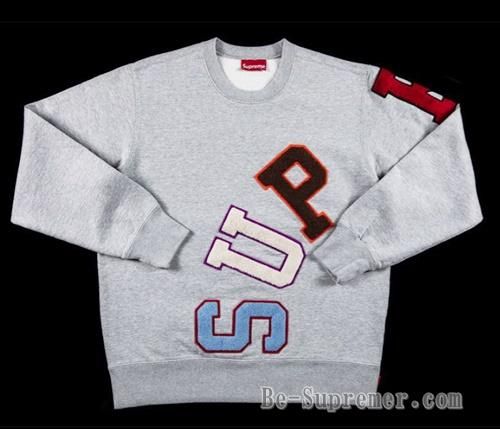 Supreme(シュプリーム) Stacked Crewneck クルーネック・トレーナー