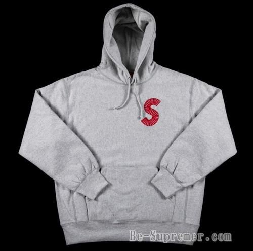 Supreme S Logo Split Hooded Sweatshirt パーカー ブラック 新品通販