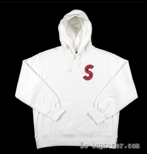 Supreme Swarovski S Logo Hooded Sweatshirt パーカーホワイト 新品