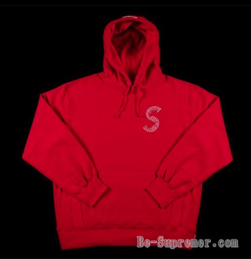 Supreme S Logo Split Hooded Sweatshirt パーカー ヘザーグレー 新品 ...