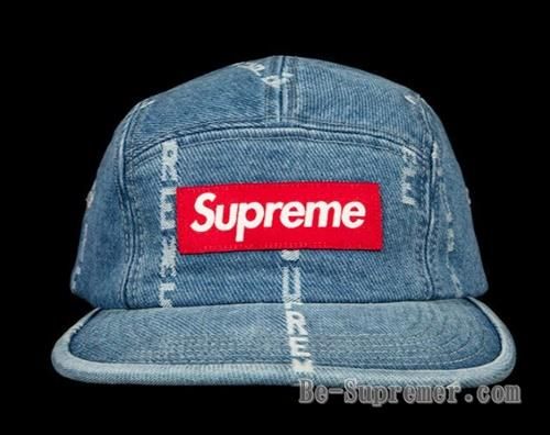 キャップSupreme logo stripe jacquard denim cap帽子 - urtrs.ba