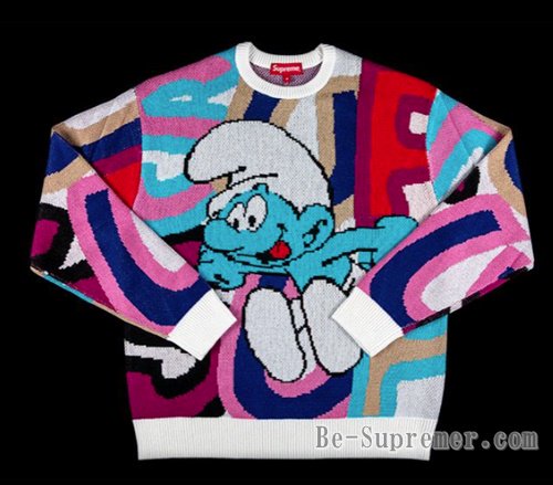 supreme Smurfs Sweater / シュプリーム スマーフ S - ニット/セーター