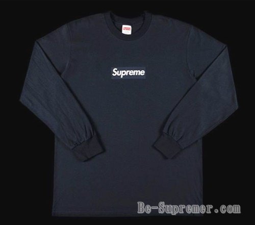 【Supreme通販専門店】Supreme(シュプリーム) Box Logo L/S ロンTネイビー 新品の通販 - Be-Supremer
