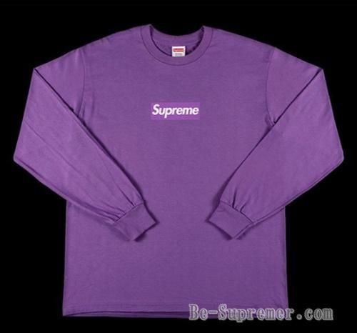 BoxlogoSupreme boxlogo  tee  purple L