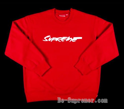 L　SUPREME 23AW Blurred Logo Sweater　赤