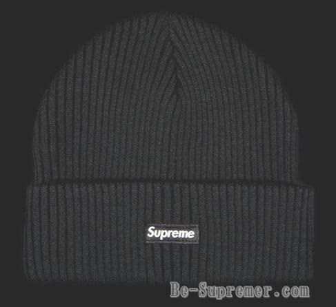 supreme wide Rib Beanie シュプリーム　ビーニー　ニット黒