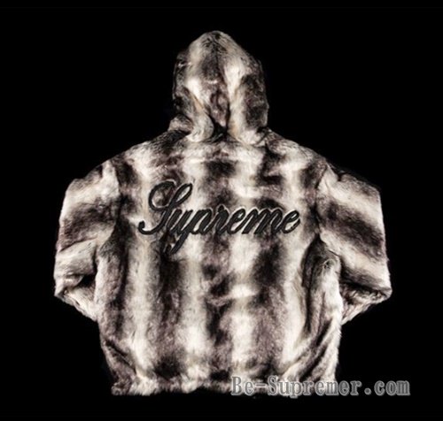 Supreme Faux Fur Reversible Hooded Jacket ブラック 新品の通販 - Be ...