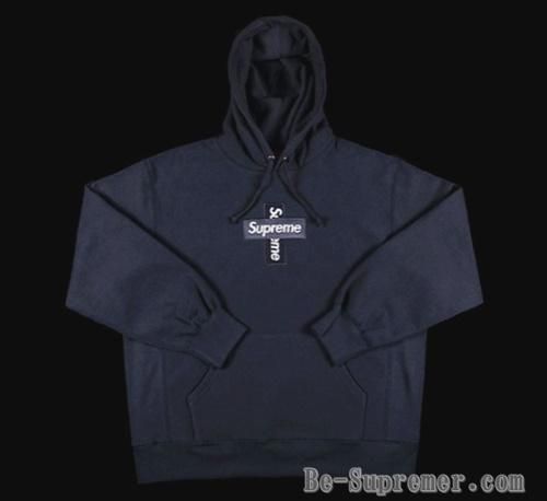 Cross Box Logo Hooded Sweatshirt