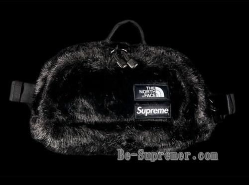 Supreme North Face Faux Fur Waist Bag