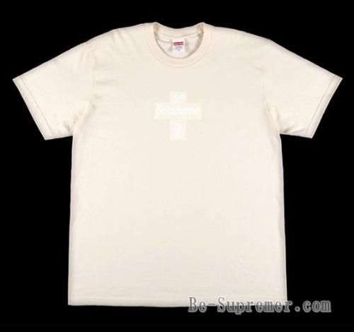 新品未使用サイズSupreme Cross Box Logo Tee TNF nuptse