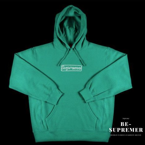 Supreme KAWS Chalk Logo Hooded Sweatshirt パーカー ライトパイン 新品通販- Be-Supremer