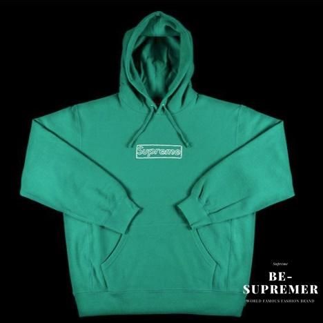 Supreme Box Logo パーカー Light Greenシュプリーム