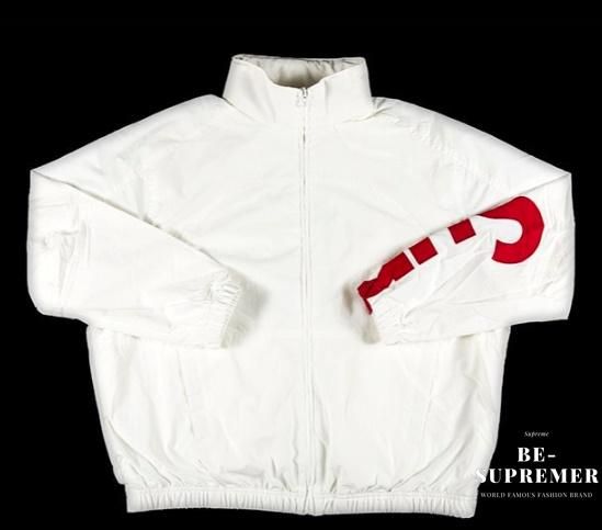 Supreme spellout track discount jacket