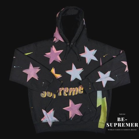 Supreme KAWS Gonz Stars Hooded Sweatshirt パーカーブラック 新品通販 - Be-Supremer