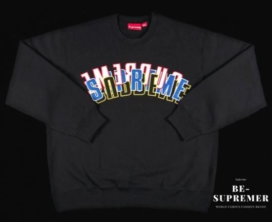 Supreme(シュプリーム) Stacked Crewneck クルーネック・トレーナー ...