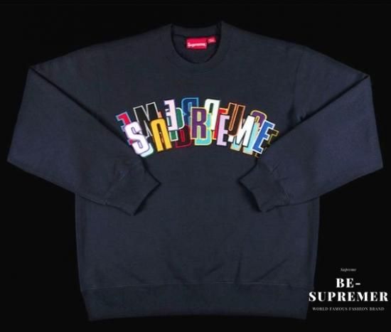 21SS Supreme シュプリーム Stacked crewneck