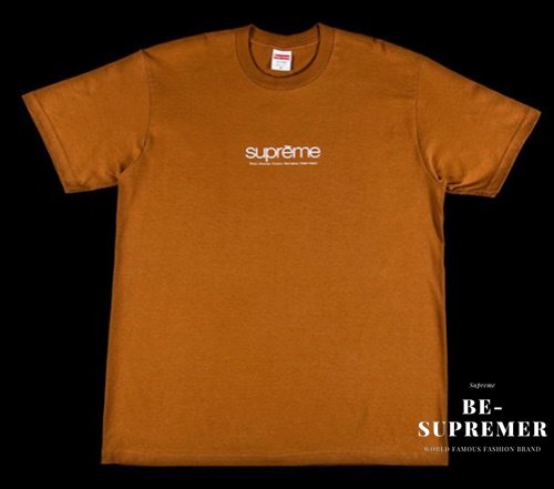 【Supreme通販専門店】Supreme Five Boroughs Tee Tシャツ ブラウン新品の通販 - Be-Supremer