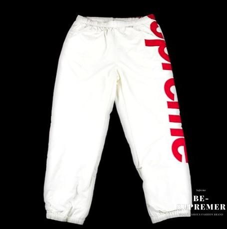 Supreme Spellout Track Pant パンツ ホワイト 新品通販 - Be-Supremer