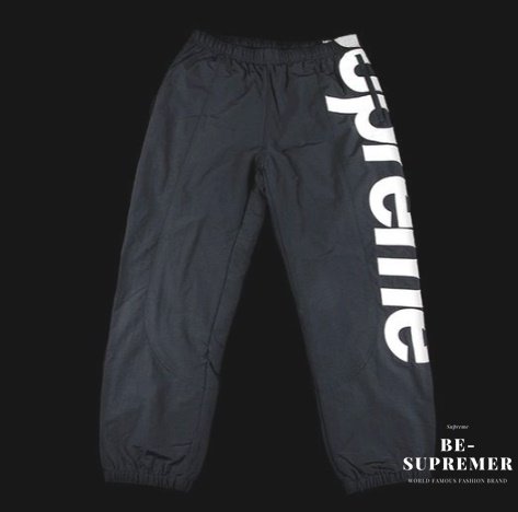 supreme spellout track pant 黒 XL