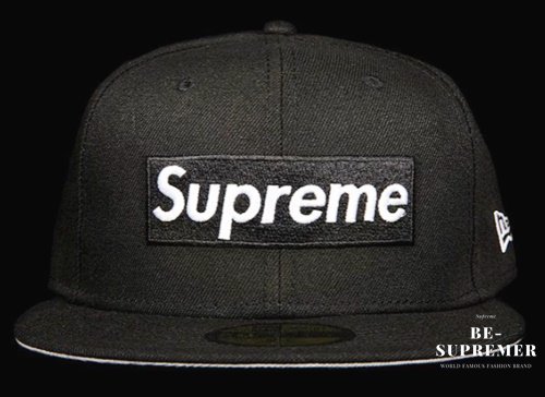 ニット帽/ビーニーSupreme New Era Box Logo Black ボックスロゴ