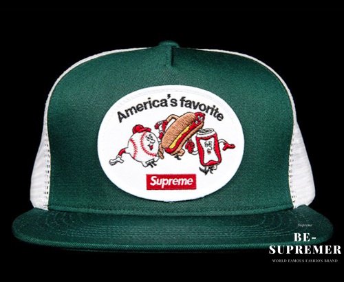 Supreme America's Favorite Mesh Back 5Panel キャップ帽子ダーク