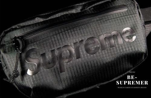 supreme waist bag 黒