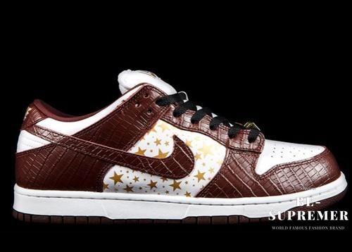 Supreme NIKE SB Dunk Low Brown US9