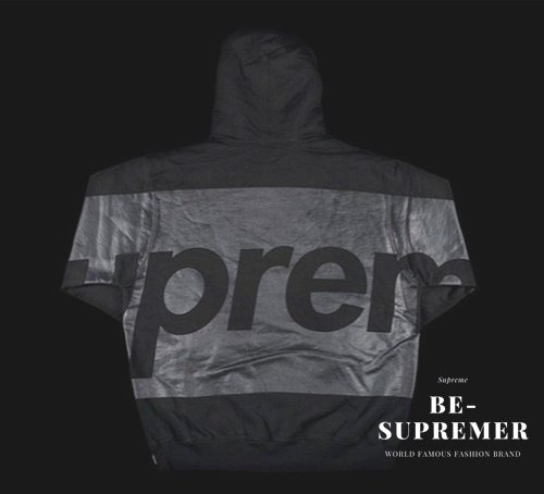 Supreme Big Logo Hooded Sweatshirt パーカーブラック 新品通販 - Be