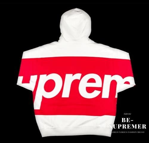 Supreme Big Logo Hooded Sweatshirt パーカーホワイト 新品通販