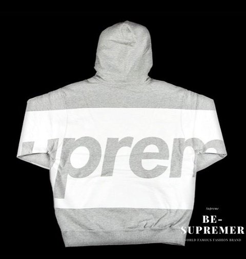 Supreme Big Logo Hooded Sweatshirt パーカーヘザーグレー 新品通販 - Be-Supremer