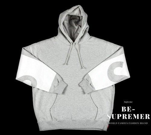 Supreme Big Logo Hooded Sweatshirt パーカーヘザーグレー 新品通販 
