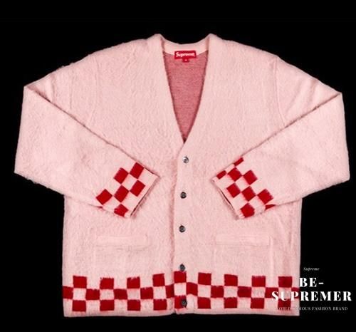 トップス Supreme Brushed Checkerboard Cardigan M Supreme Brushed Checkerboard Cardigan (SS21) - $168
