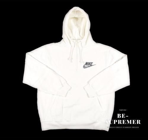 Supreme シュプリーム 21SS Nike Half Zip Hooded Sweatshirt ナイキハーフジップフードパーカー ホワイト |  最新のファッションアイテム - Supreme(シュプリーム)オンライン通販専門店 Be-Supremer