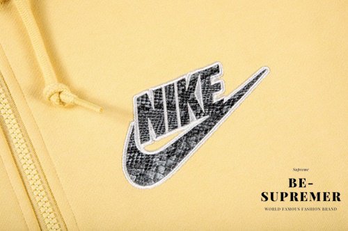 Supreme/Nike　Half Zip Hooded Sweat 黄　L