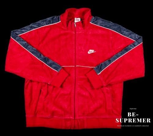 supreme nike velour track jacket