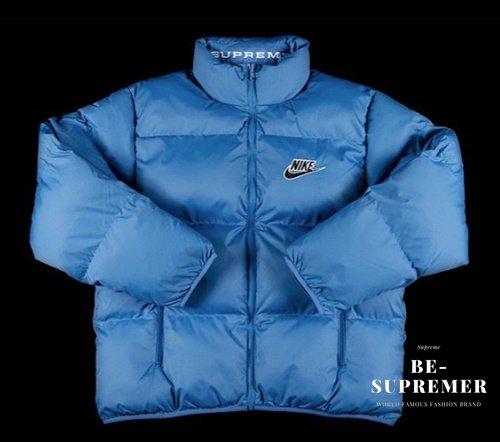Supreme シュプリーム 21SS Nike Reversible Puffy Jacket ナイキリバーシブルパフィージャケット ブルー -  Supreme(シュプリーム)オンライン通販専門店 Be-Supremer