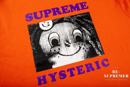 Supreme(シュプリーム) Hysteric Glamour Crewneck クルーネック・トレーナー オレンジ 新品通販 -  Be-Supremer