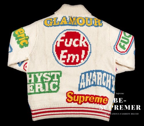 supreme×HYSTERIC GLAMOUR ジップアップパーカー