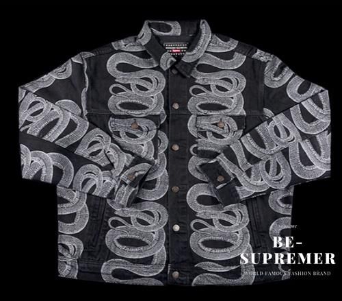 Supreme HYSTERIC GLAMOUR Snake Denim Trucker Jacket ジャケット ...