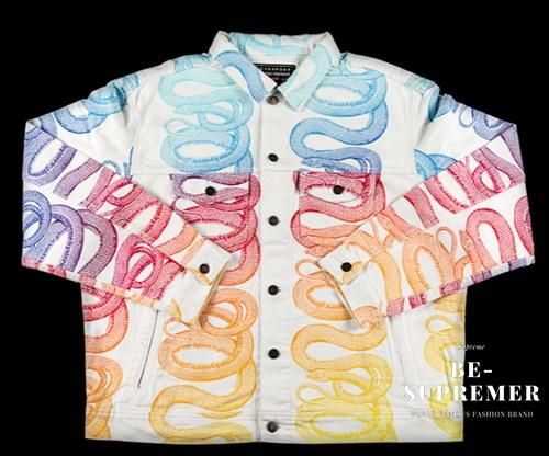 Supreme シュプリーム 21SS HYSTERIC GLAMOUR Snake Denim Trucker Jacket  ヒステリックグラマースネークデニムトラッカージャケット ホワイト | 人気のブランド Supreme の最新アイテム -  Supreme(シュプリーム)オンライン通販専門店