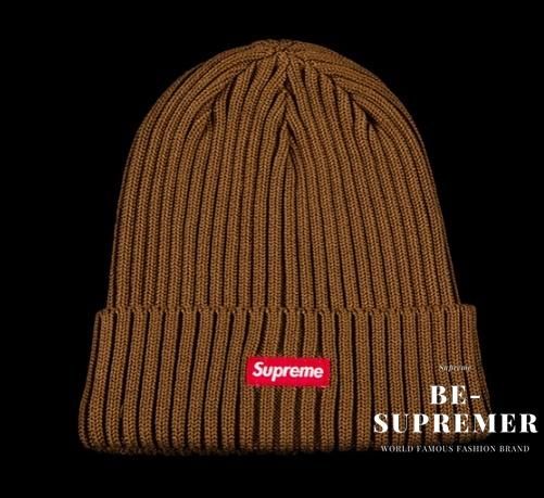 Supreme Overdyed Ribbed Beanie Orange帽子