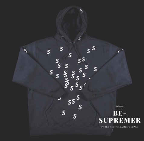 Supreme Embroidered S Logo Hooded Sweatshirt パーカーネイビー新品通販 - Be-Supremer